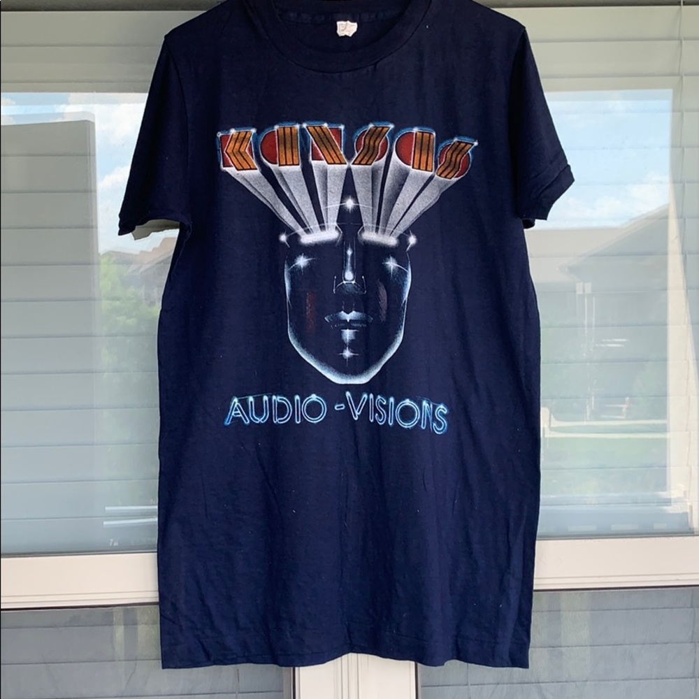 Kansas Band Audio-Visions Tour Shirt Original